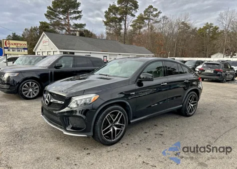 2019 Mercedes-Benz Gle Coupe 43 Amg z USA, uszkodzony, nr VIN 4JGED6EB7KA155998